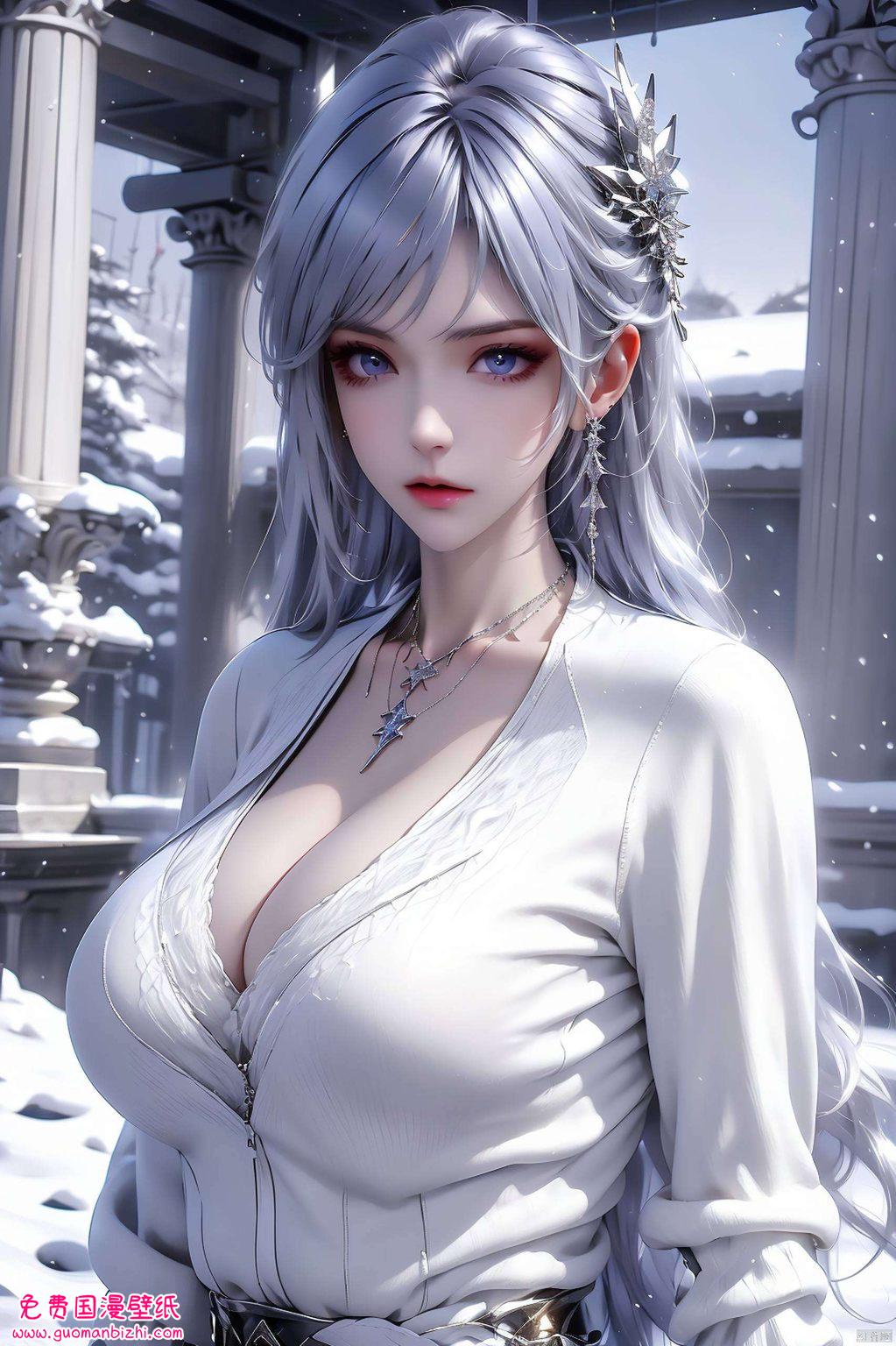 圣采儿高清全身AI范例AIGC壁纸，护眼电脑1920×1080专属呈现