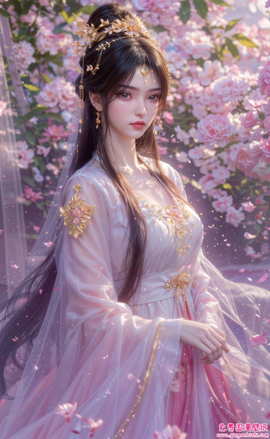 AI参考：李慕婉的护眼苹果古风漫画壁纸设计指南