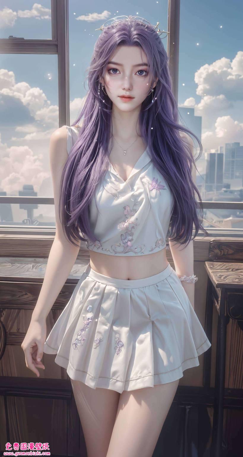 动漫女壁纸师兄啊师兄云霄头像图片——AICG免费壁纸包苹果背景图片精选集