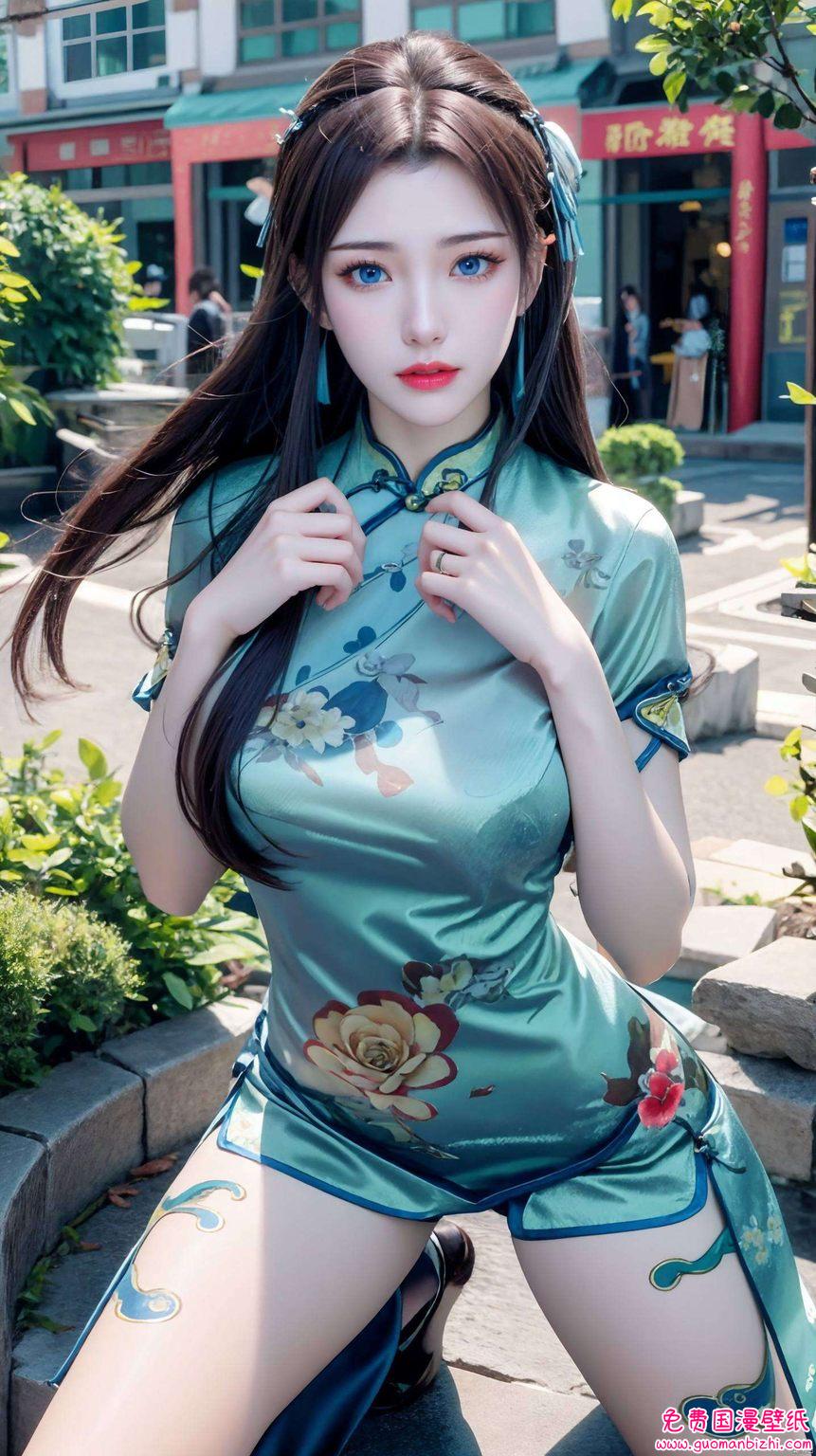 云韵黑底壁纸高清图片——AI动漫人物壁纸，引领动漫壁纸手机潮图新风尚