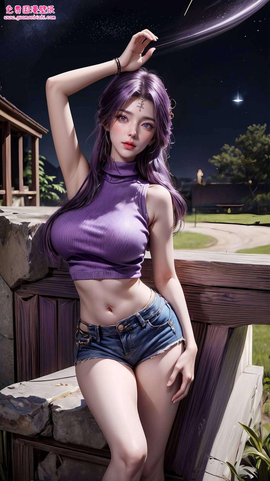 完美云曦：AI素材精细角色，Win10艺术壁纸高清集锦