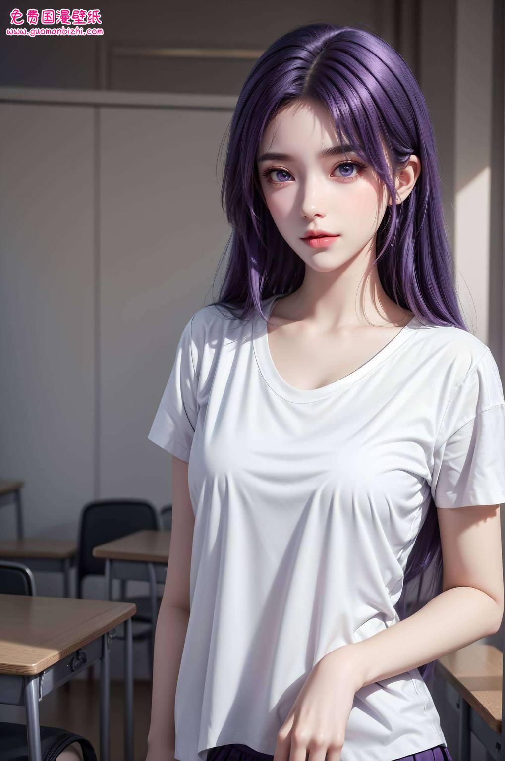 云曦背面壁纸图片——AI创造免费壁纸，分享PC潮图精选