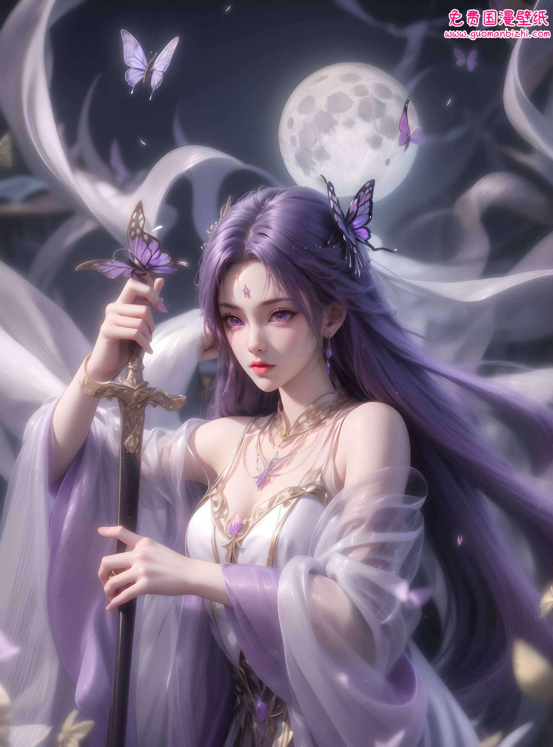 石昊背云曦：AI创作壁纸，完美像素，Win10动画壁纸集锦