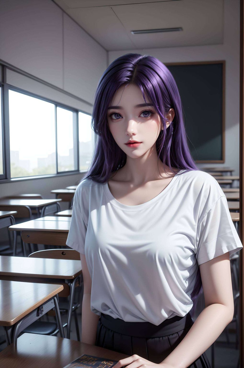 云曦AI：白发壁纸集，免费壁纸分享，电脑桌面新视野。