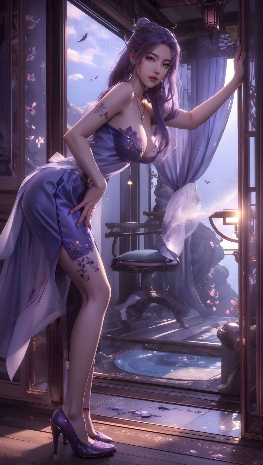 师兄啊师兄云霄壁纸：AI图片模型动漫集成，苹果墙纸环绕梦幻