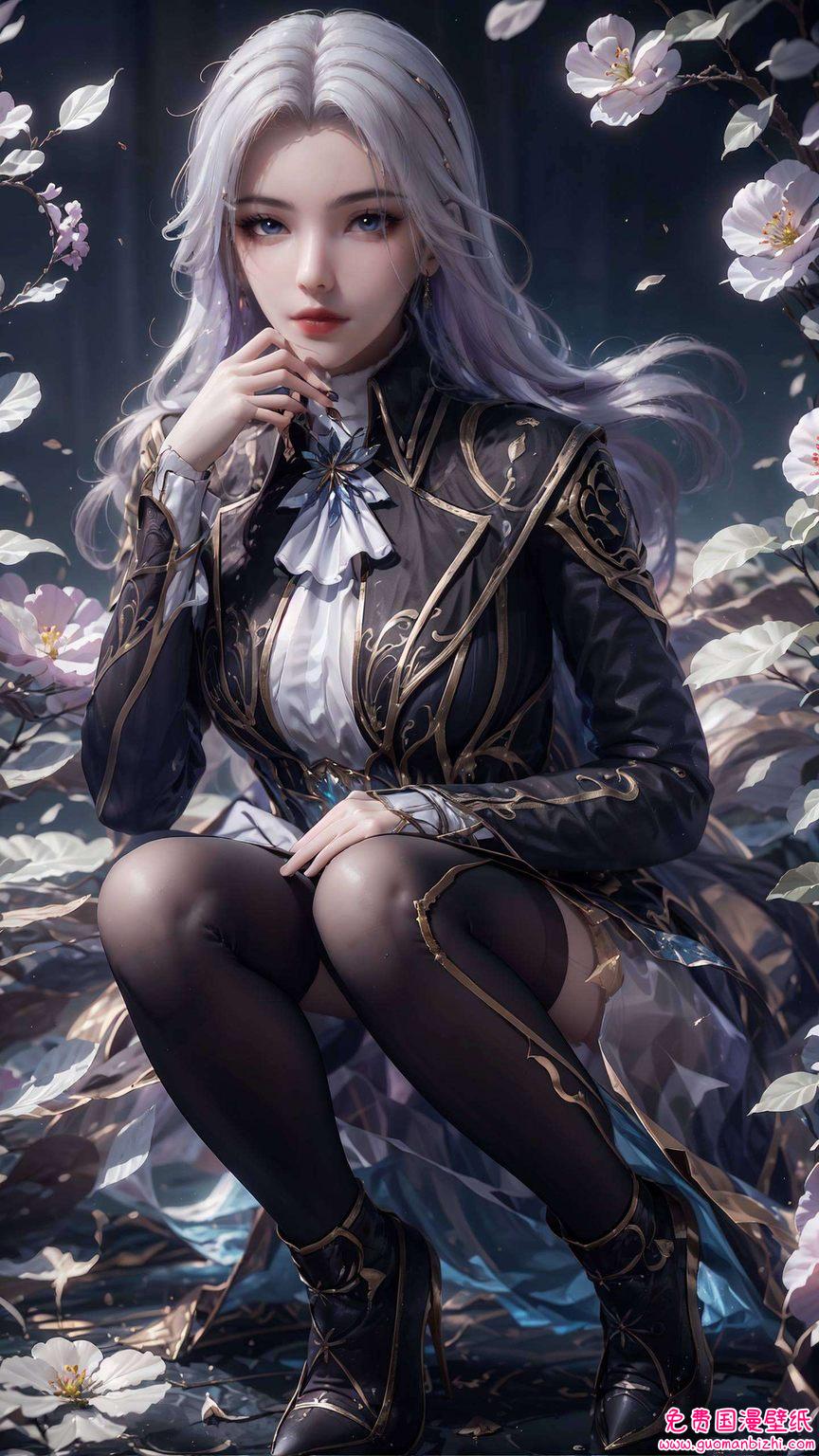 斗罗大陆凌落宸AI绘画动漫高清壁纸，免费下载安卓艺术壁纸包