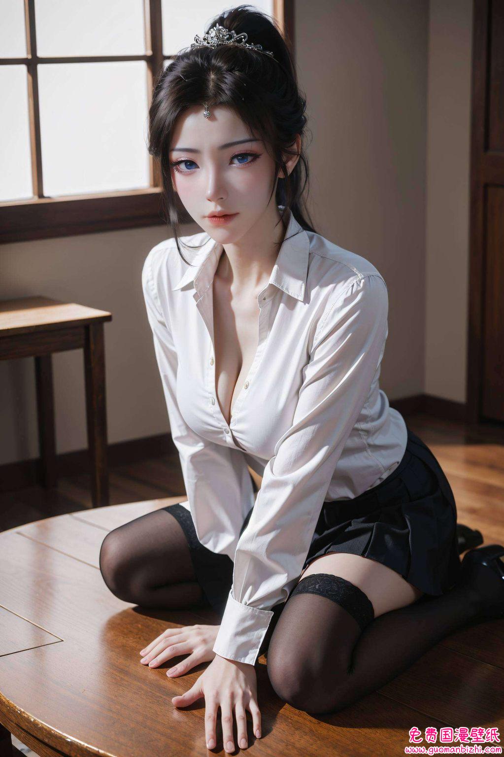 元尊漫画瑶瑶精选，AI生成壁纸，护眼PC背景图片集