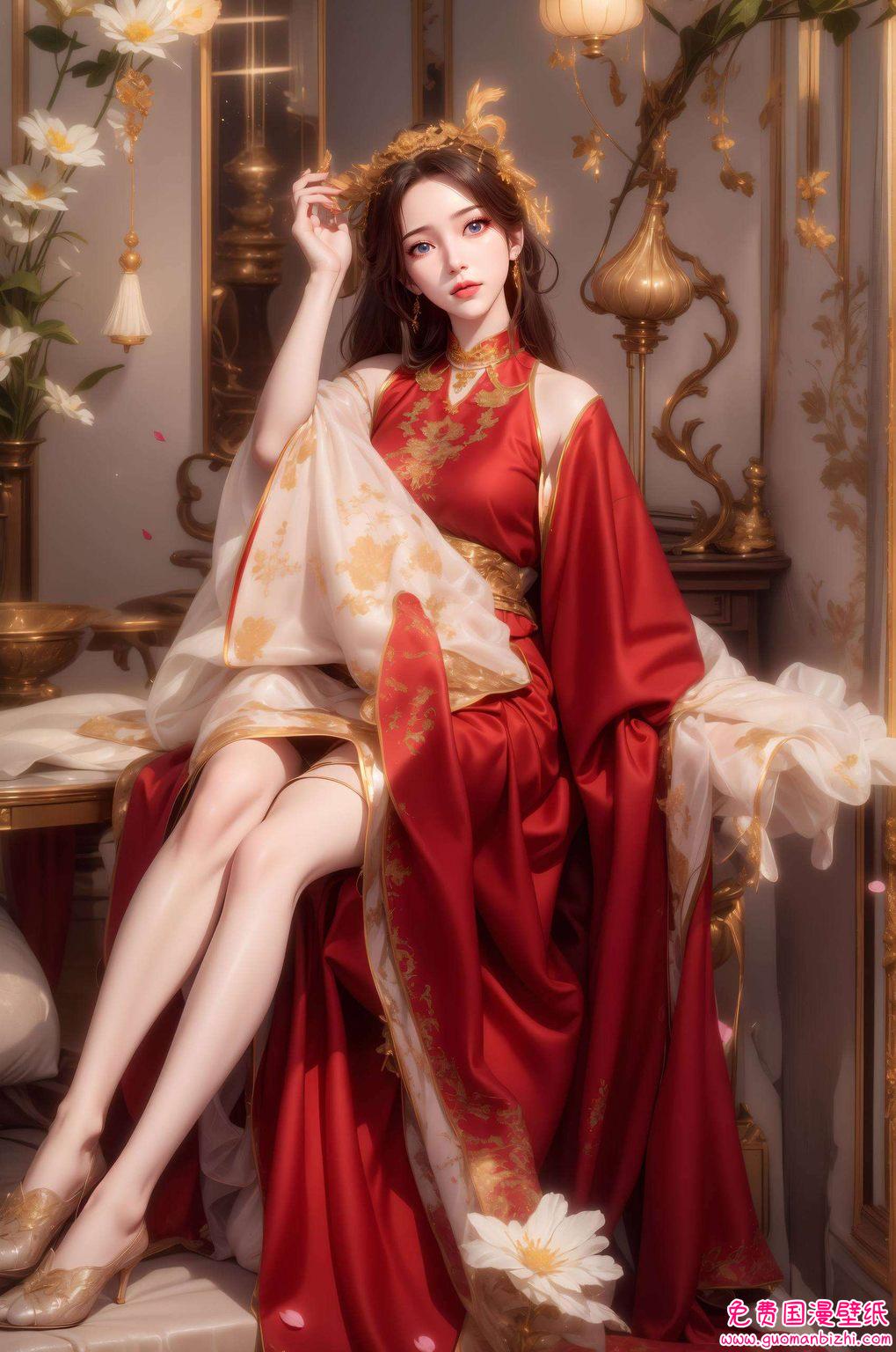 仙逆动漫李慕婉：AI图例免费壁纸下载，苹果古风美学盛宴