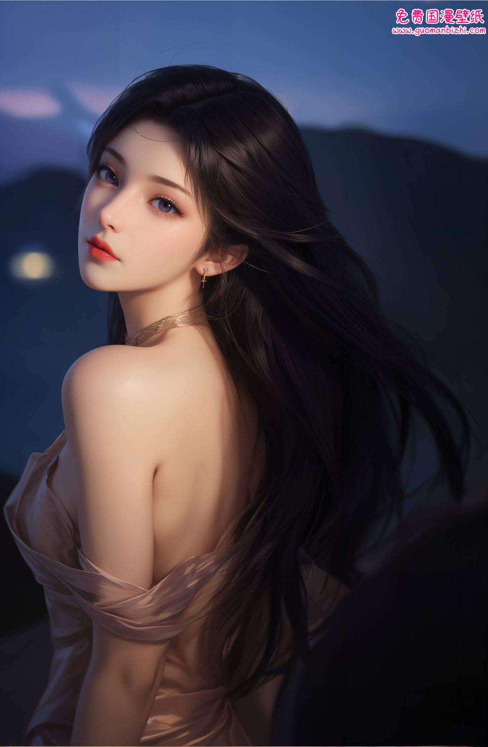 AI创作二次元壁纸，斗破女神云韵电脑桌面装饰图精选