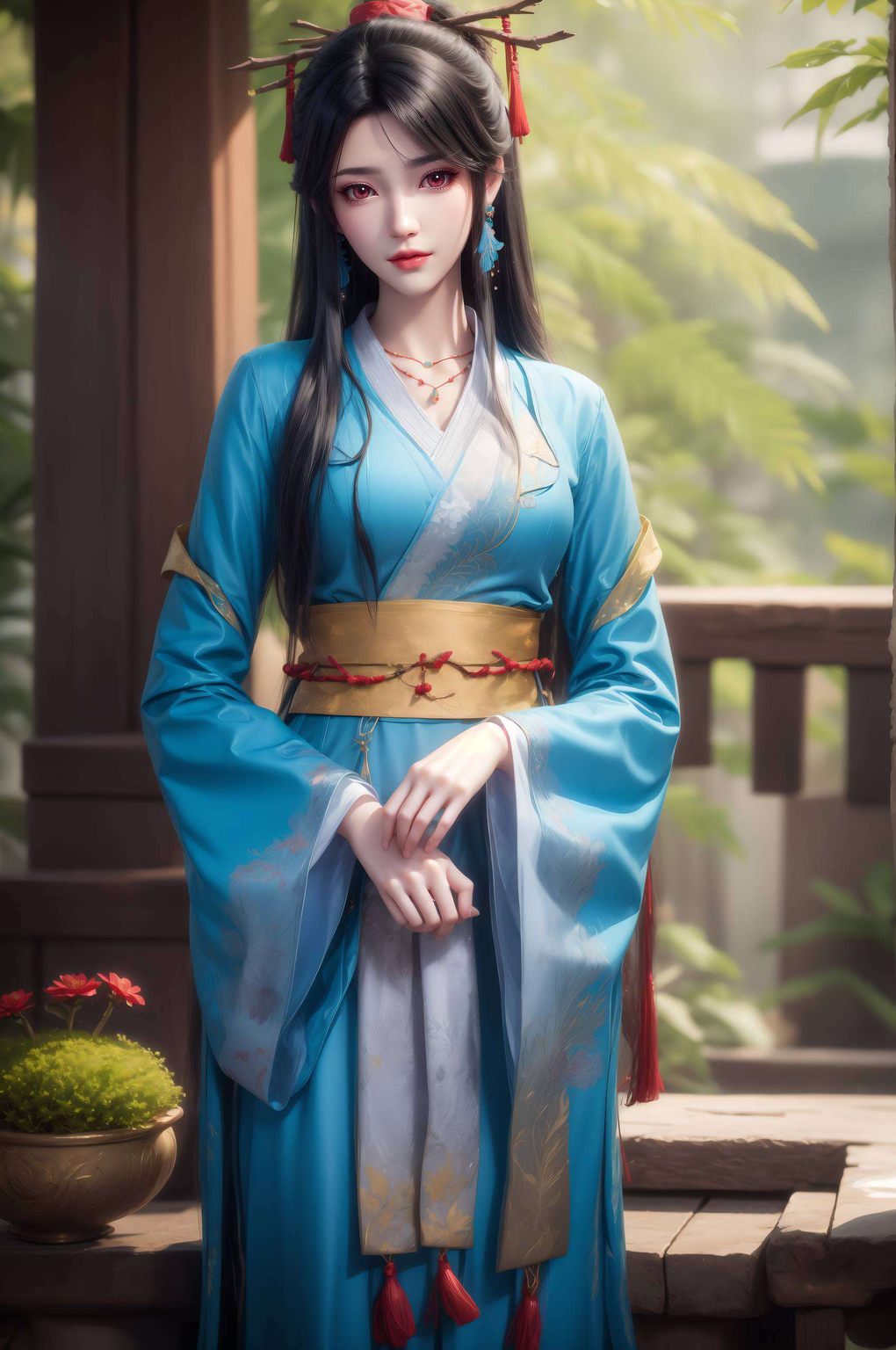 元尊手游夭夭角色风采：AI范例壁纸，免费分享，苹果桌面必备