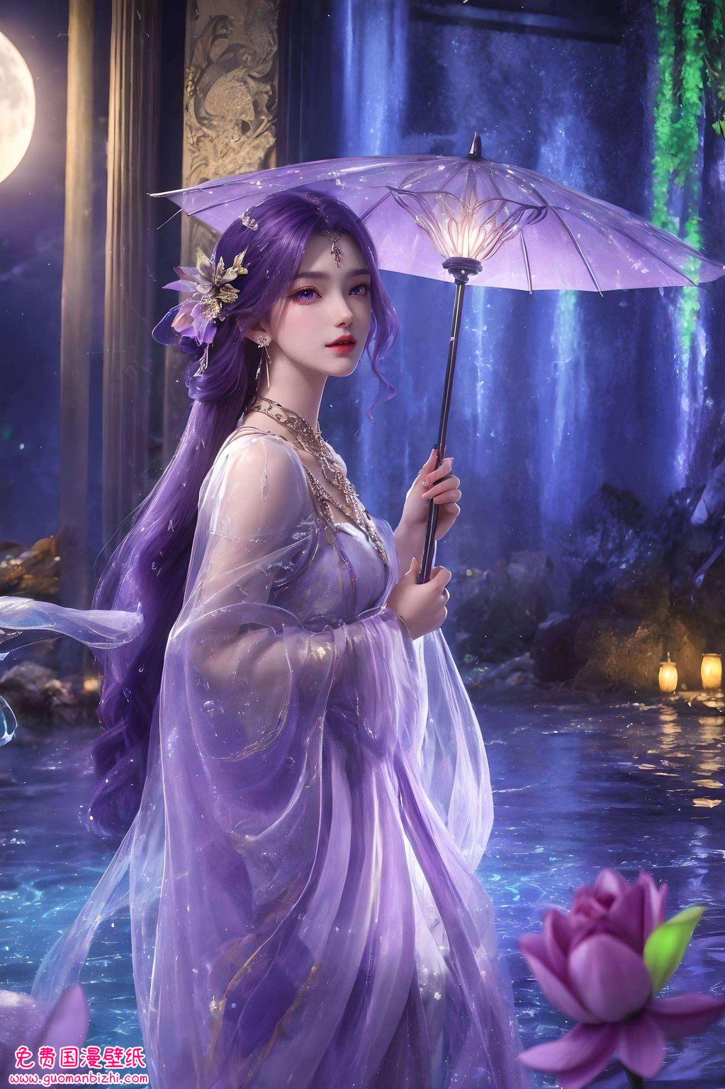 云曦高清壁纸白丝——AI生成素材，免费壁纸秀，苹果唯美手机壁纸集锦