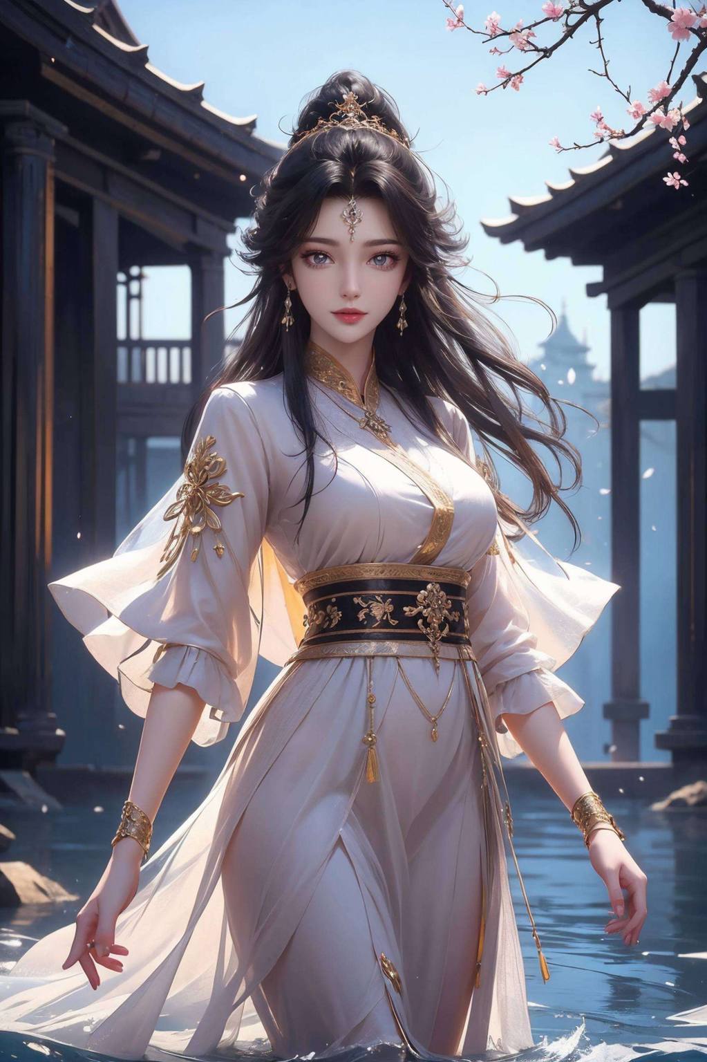 仙逆周紫虹4k壁纸下载：AI生成壁纸，精细角色展现，手机ins风必备