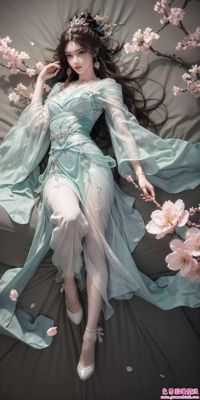 叶倾仙风华录：AI绘画现代装壁纸集，1920×1080 iPad免费精选