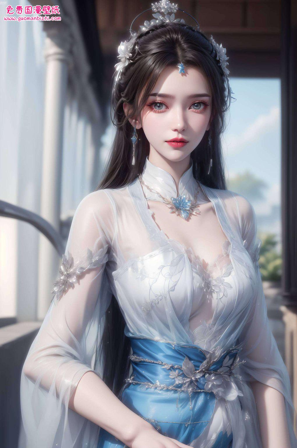 动漫仙逆李慕婉角色精选，AICG极简壁纸，iphone1920x1080高清呈现。