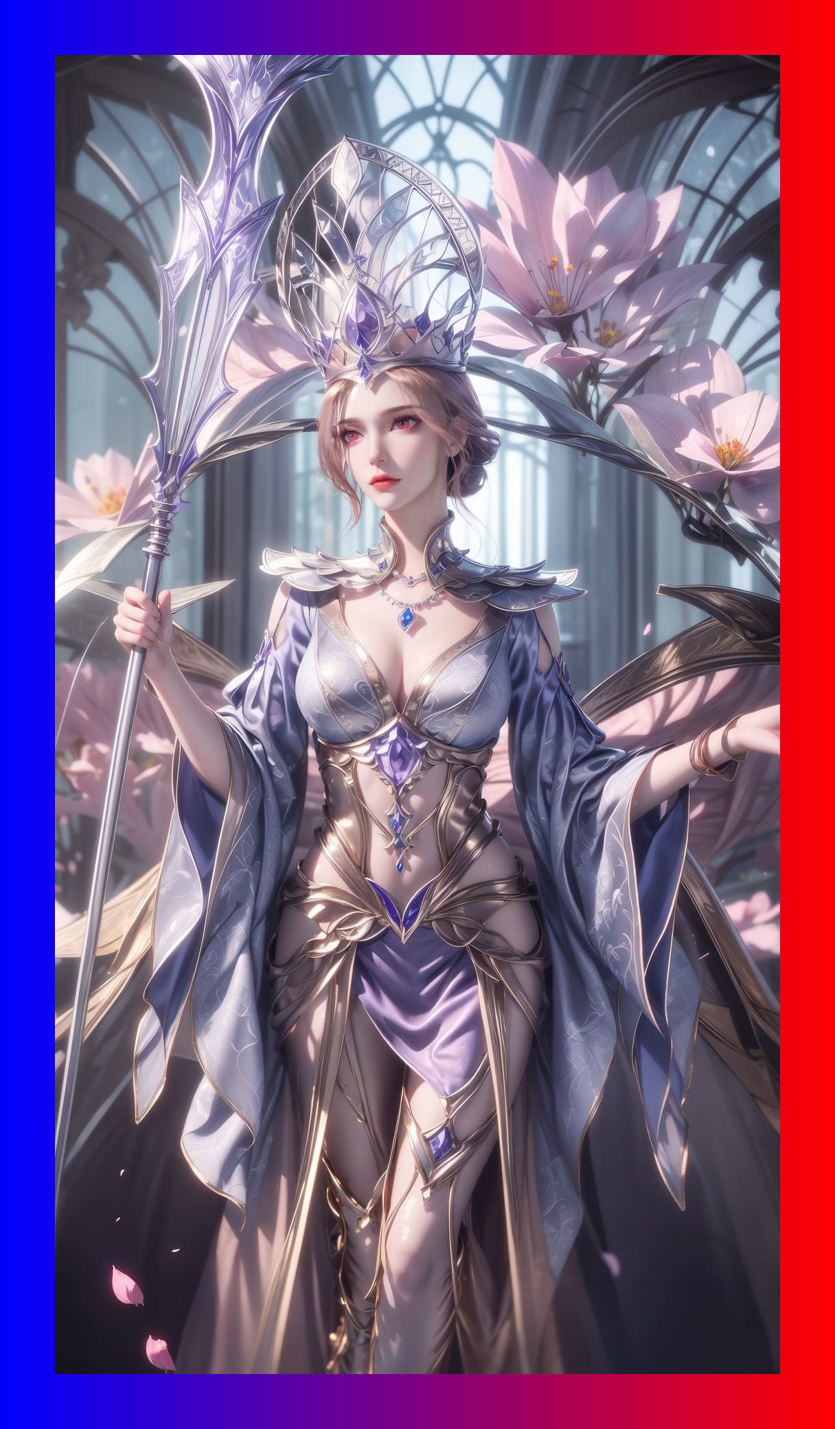 最新ai桌面斗罗大陆比比东高清8k图包下载