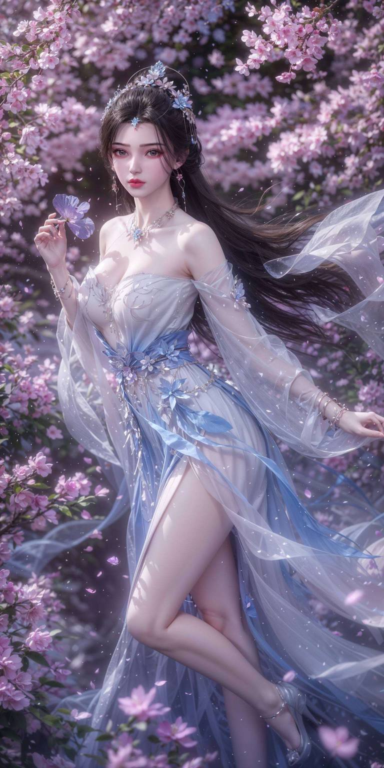 仙逆李慕婉壁纸4k原画：AI绘画参考素材，精细角色，Win10古香古色壁纸