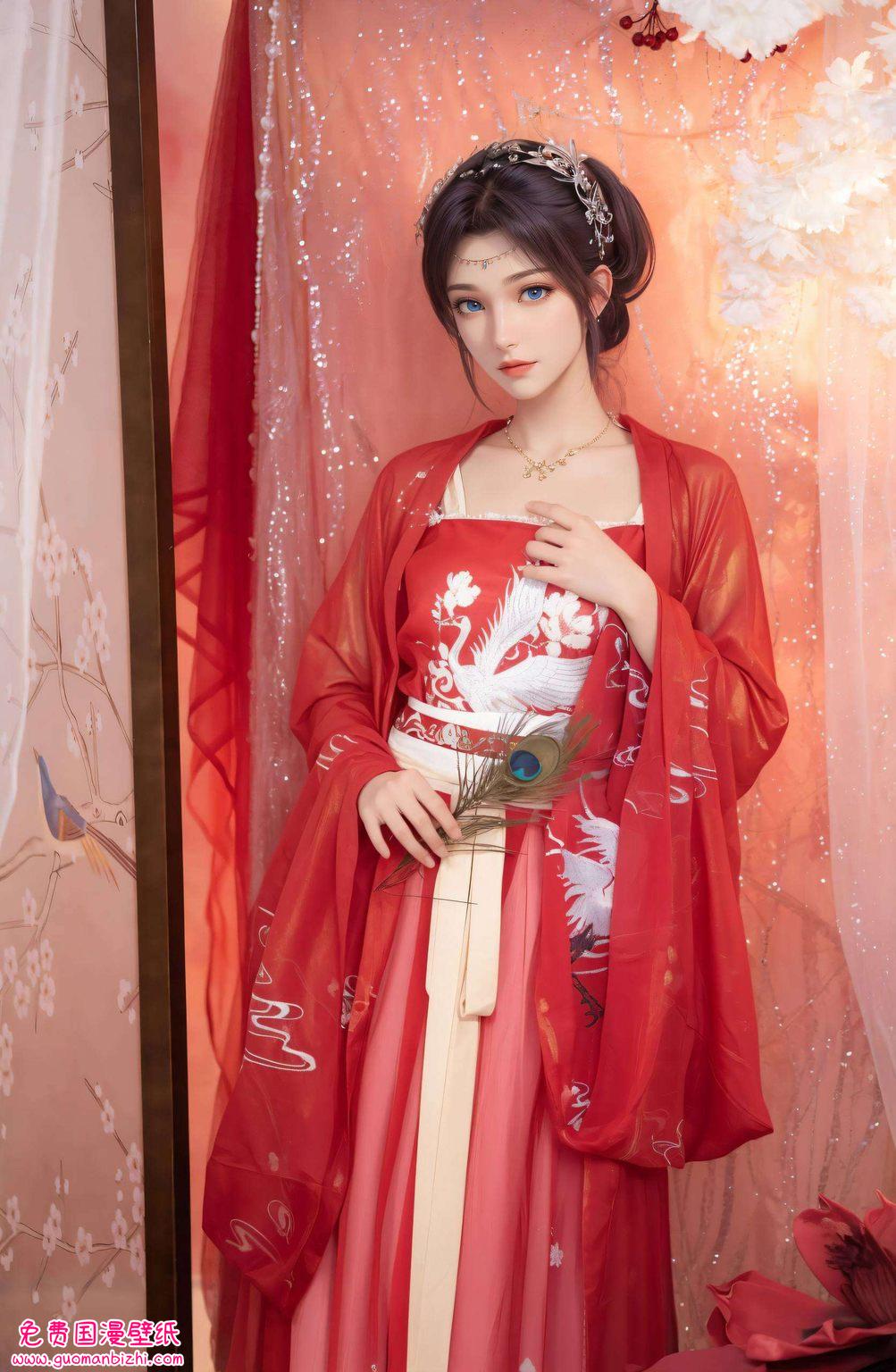 斗破苍穹婚纱壁纸集：云韵之韵，AI参考，护眼壁纸，手机艺术壁纸精选