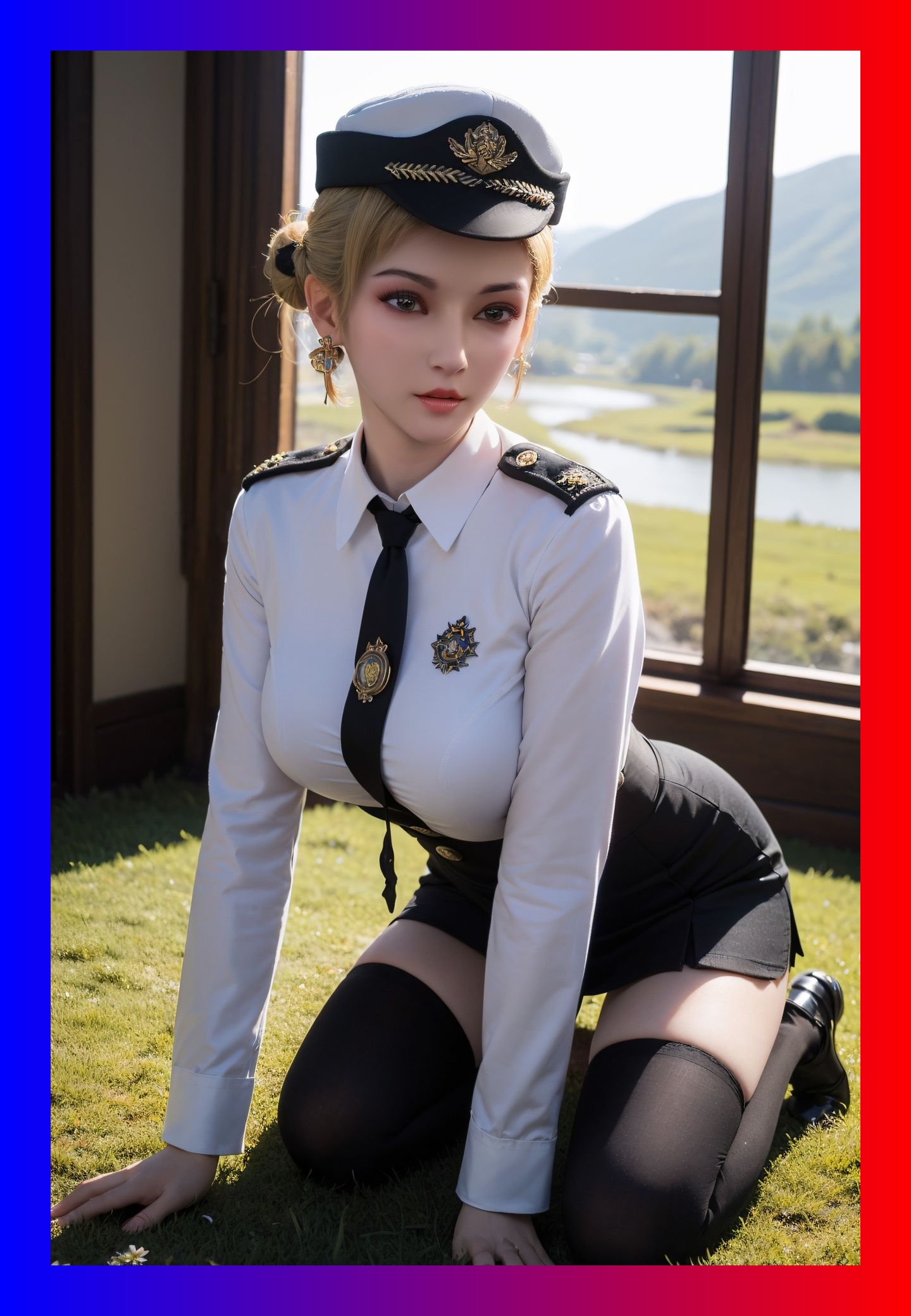 国潮建模身材雄兵连怜风超清晰8k图包壁纸