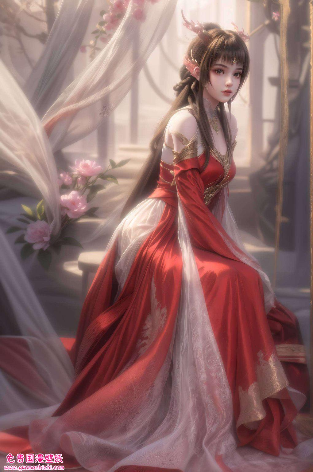 AI创造动漫云落动态壁纸：免费壁纸包，Win10动画壁纸高清下载