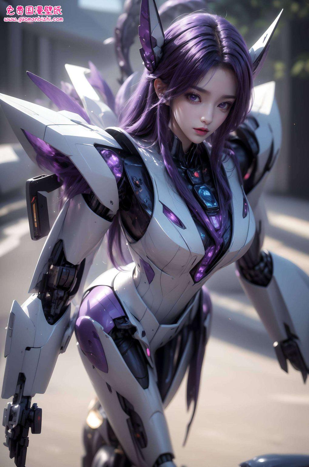 云曦紫衣：AI生成AIGC免费壁纸下载，PC潮图壁纸精选集