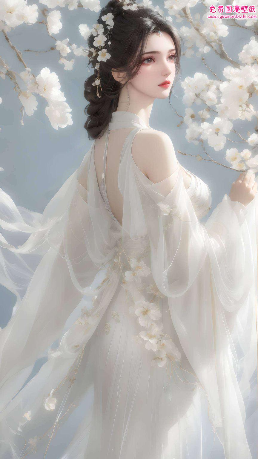 仙逆李慕婉最新养眼壁纸，完美像素，iPhone桌面主题呈现。