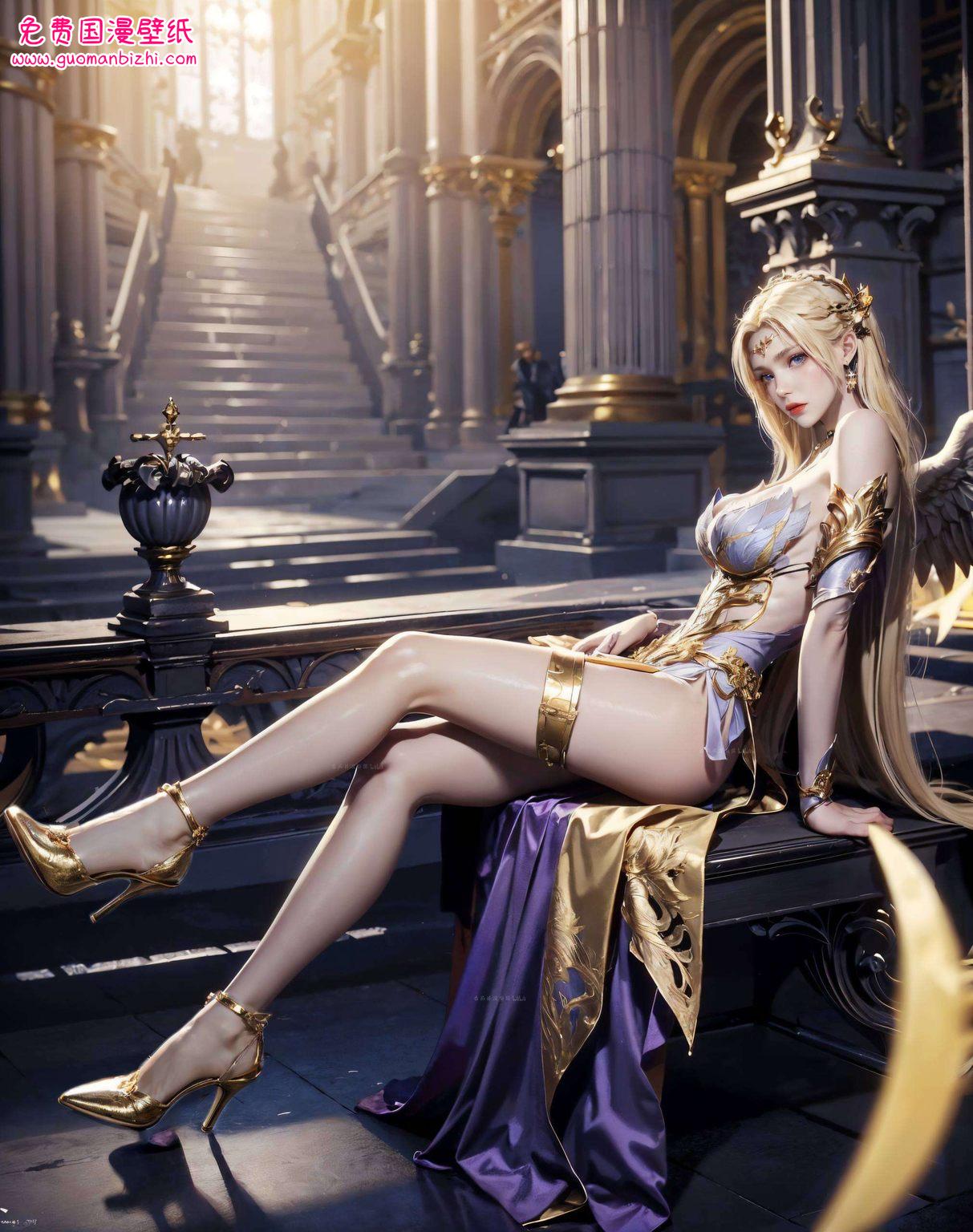 千仞雪女装动态壁纸高帧，AI生成壁纸精细角色，安卓锁屏壁纸惊艳呈现。