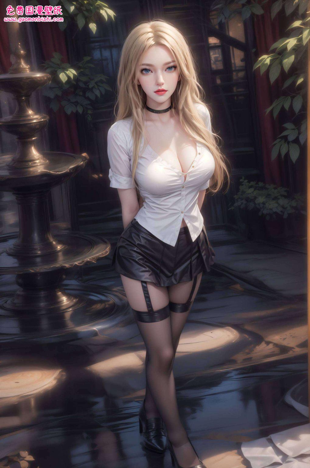 AI创作壁纸集 | 雄兵连凯莎哔哩哔哩免费下载iPad桌面背景