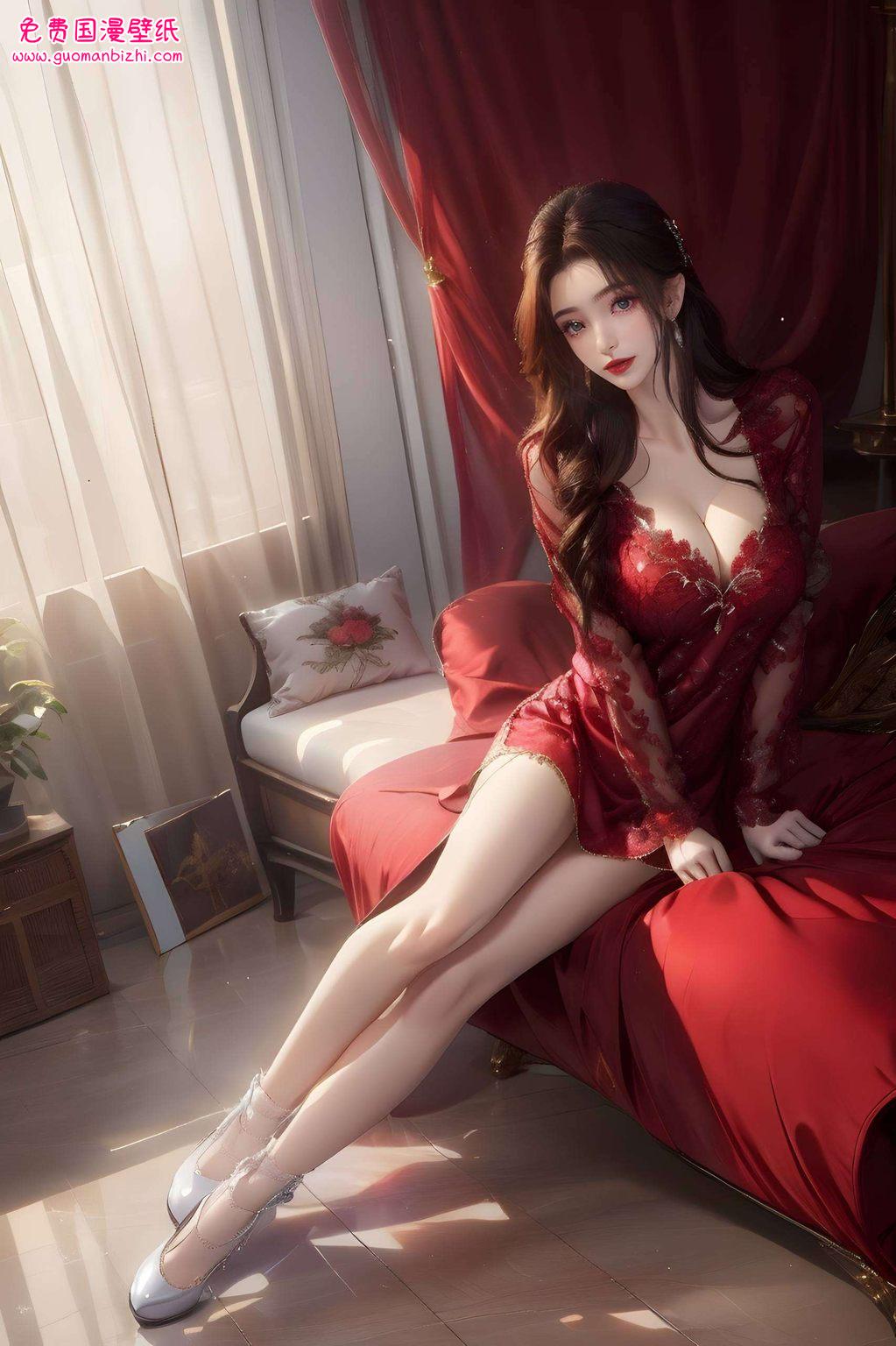 荒天帝魔曦与云曦：AI生成粉色电脑壁纸，免费下载享受美学盛宴