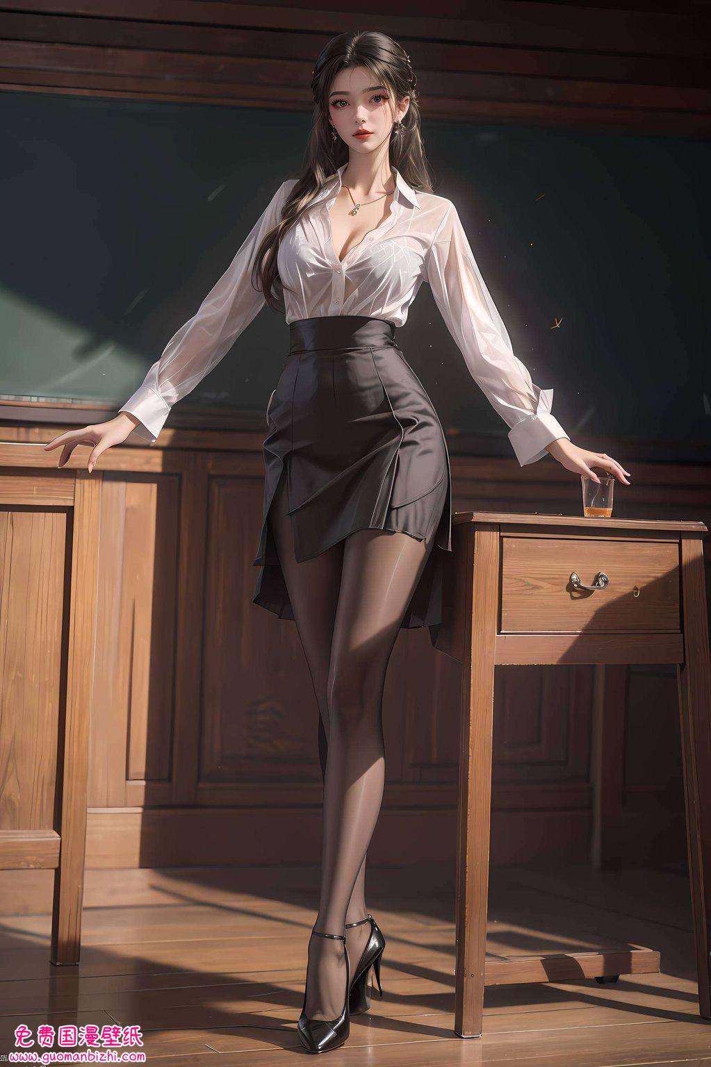 王林李慕婉同屏：AI绘画壁纸，护眼平板背景图片精选集