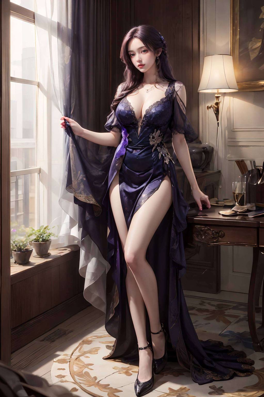 完美世界石昊壁纸云曦：AI范例壁纸，免费壁纸包，iPhone动画壁纸集锦