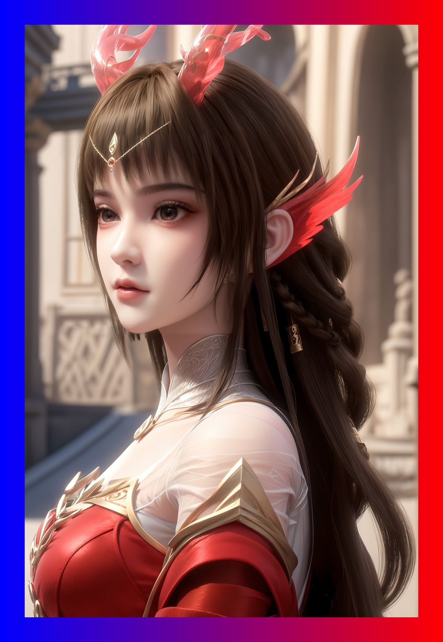 炸裂的ai绘画百炼成神云落高分辨率8k压缩包下载