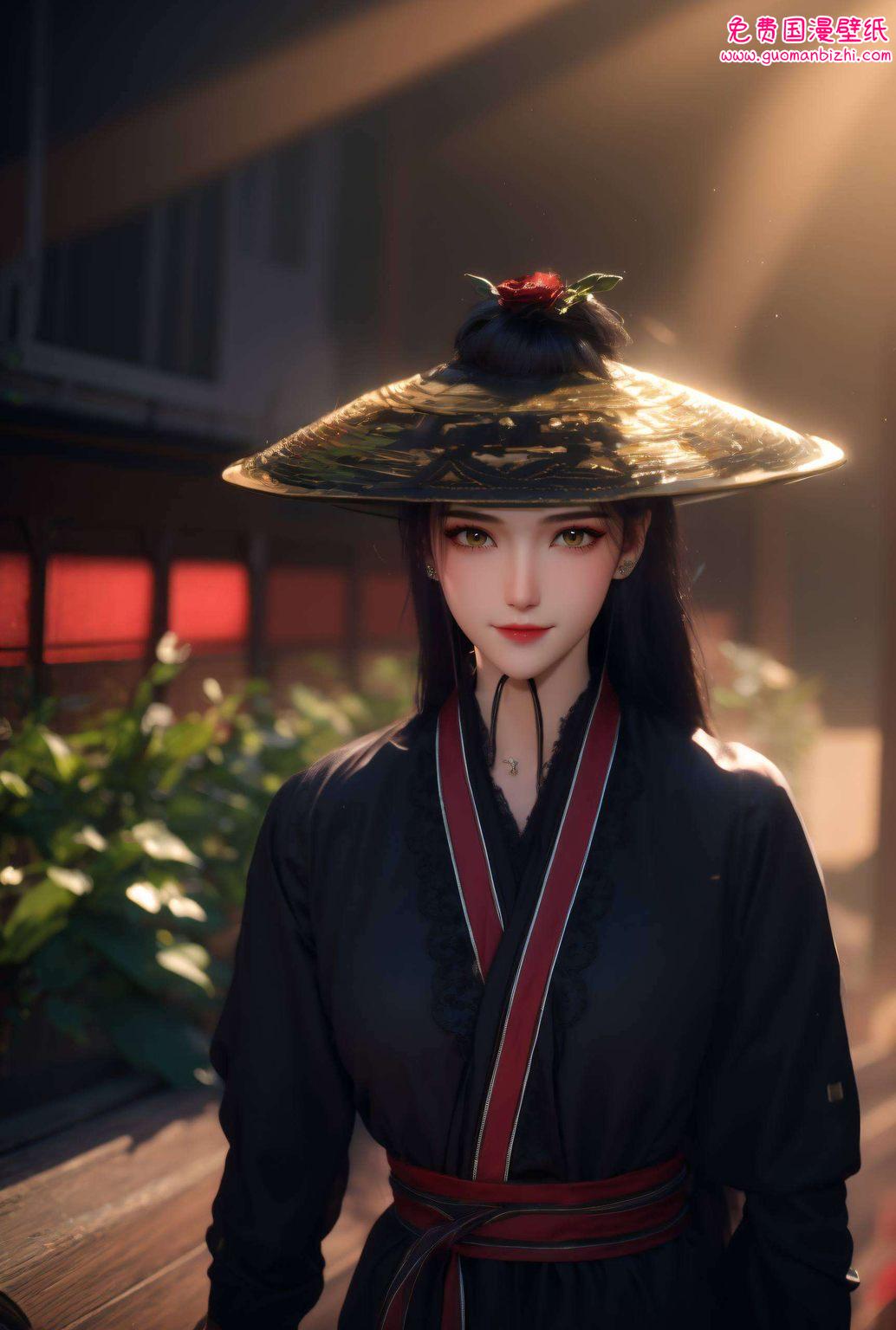 南宫夕儿电脑壁纸4k：AI生成AIGC二次元壁纸，苹果墙纸精选集