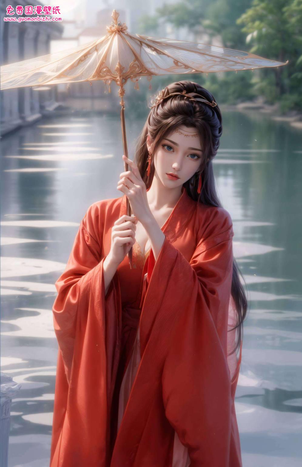 云韵泳衣：AI图例壁纸，精细角色描绘，平板最美壁纸集锦