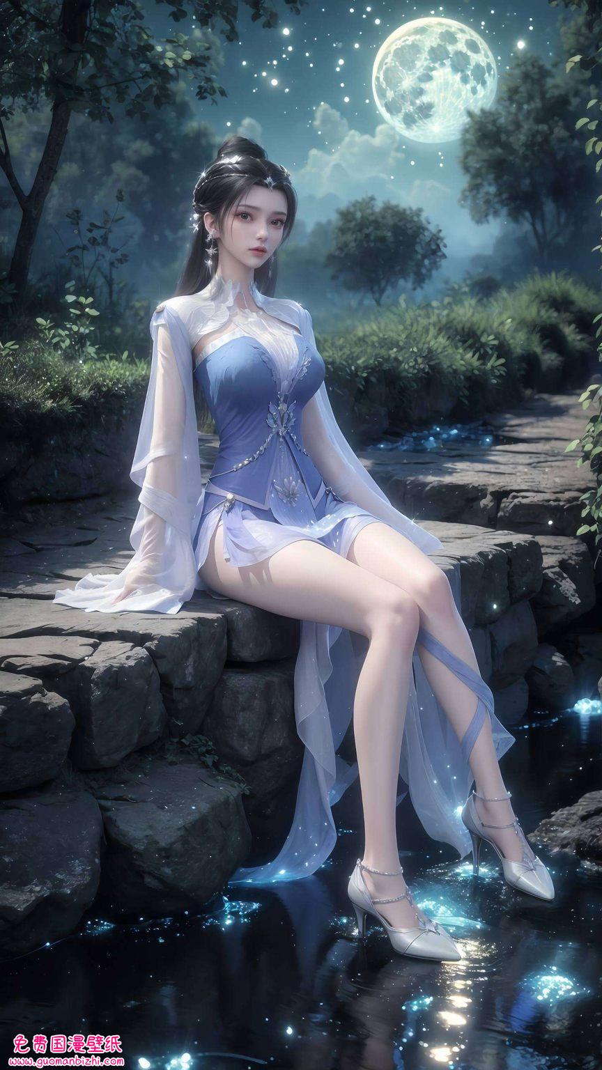 绿色极简与古风漫画:李慕婉手机超清壁纸集 绿色极简与古风漫画:李慕婉手机超清壁纸集