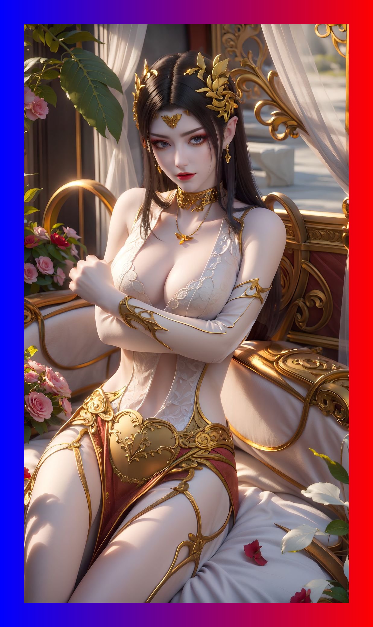 炸裂的ai绘画斗破苍穹美杜莎超清晰6k打包下载