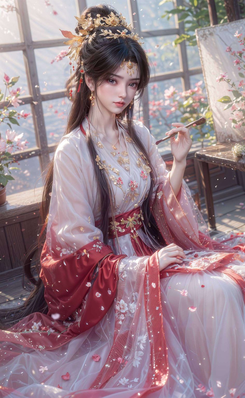 李慕婉高清壁纸集：AI创作动漫盛宴，Win10专属桌面主题