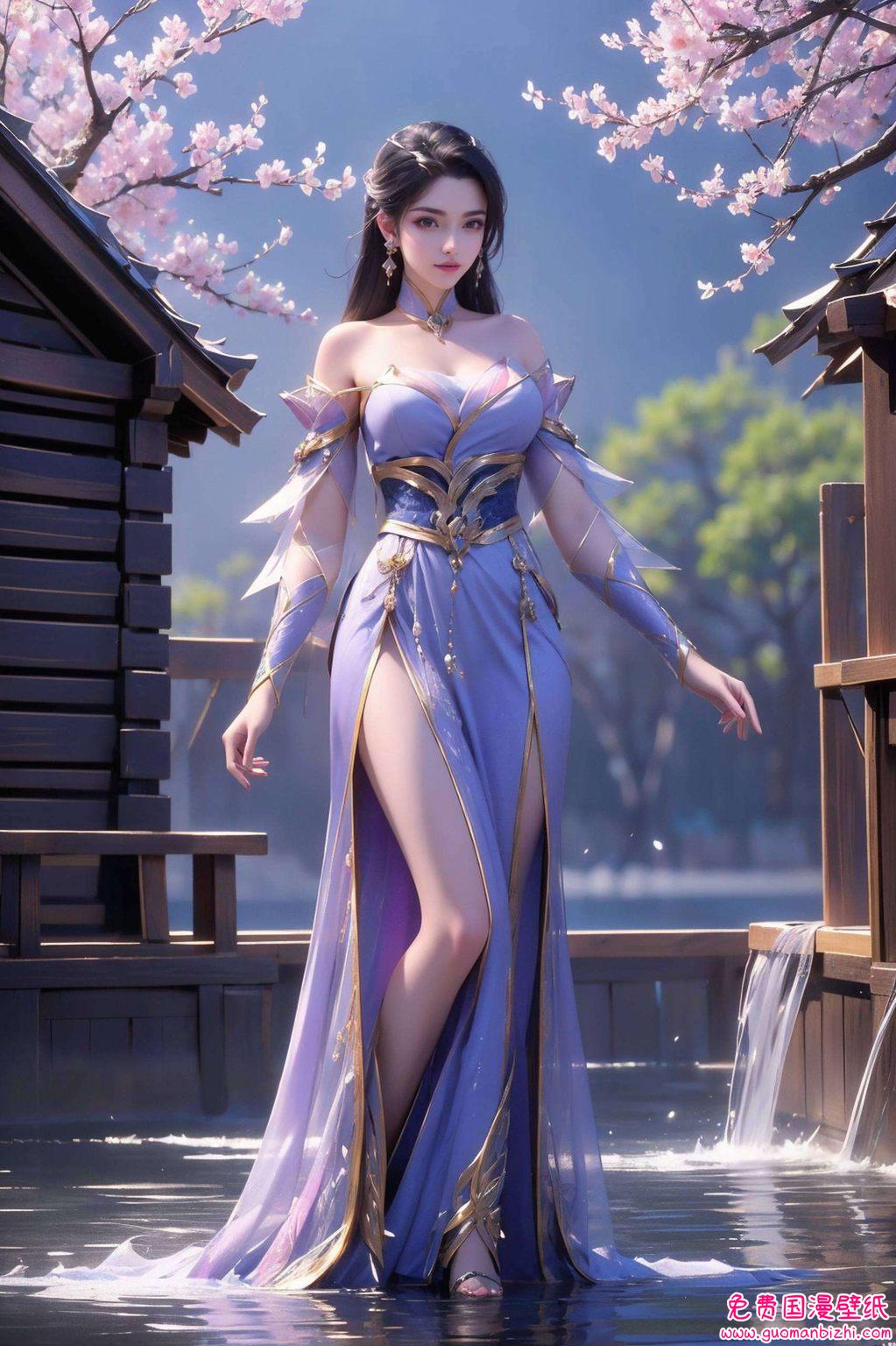 仙武传楚灵玉第二季：AI素材壁纸，完美像素，PC古香古色建模集锦