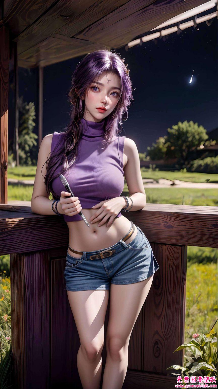 AI生成动漫壁纸，云曦头像图片，PC漫画壁纸集锦。