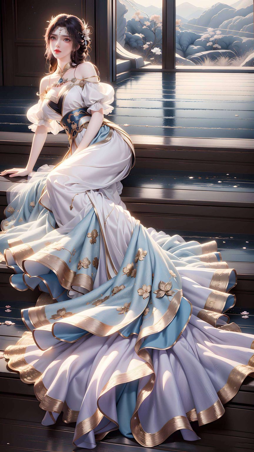 完美世界云曦电脑，AI角色护眼壁纸，苹果古风精美呈现