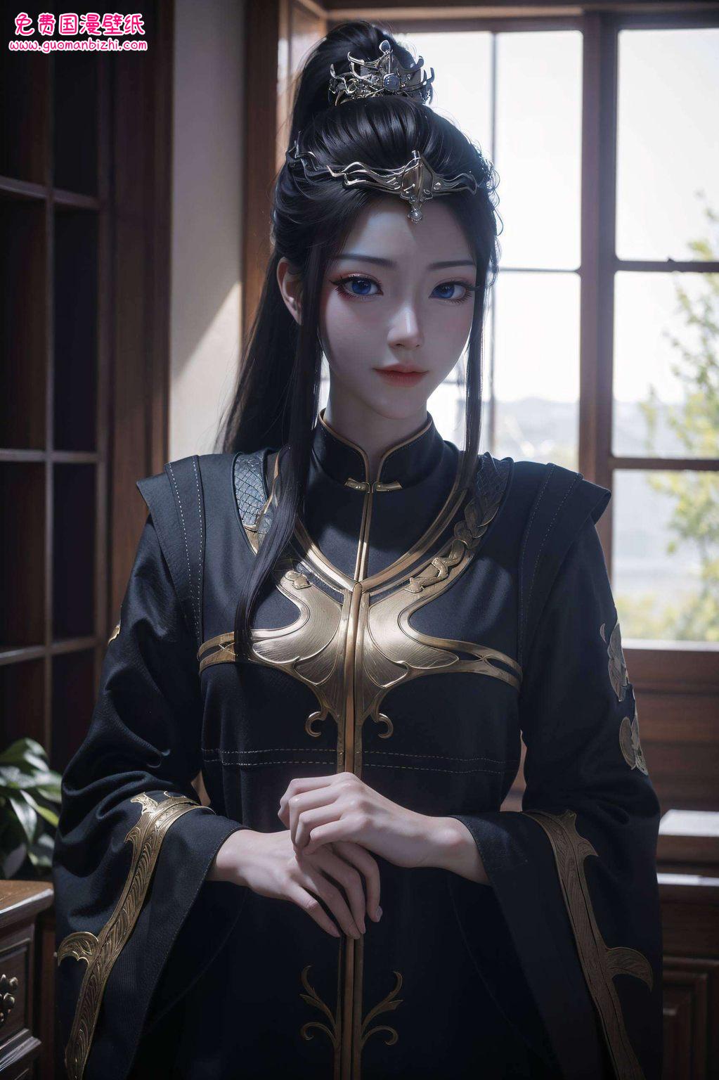 元龙高梦瑶横屏：AI壁纸素材，完美像素，Win10动画壁纸集