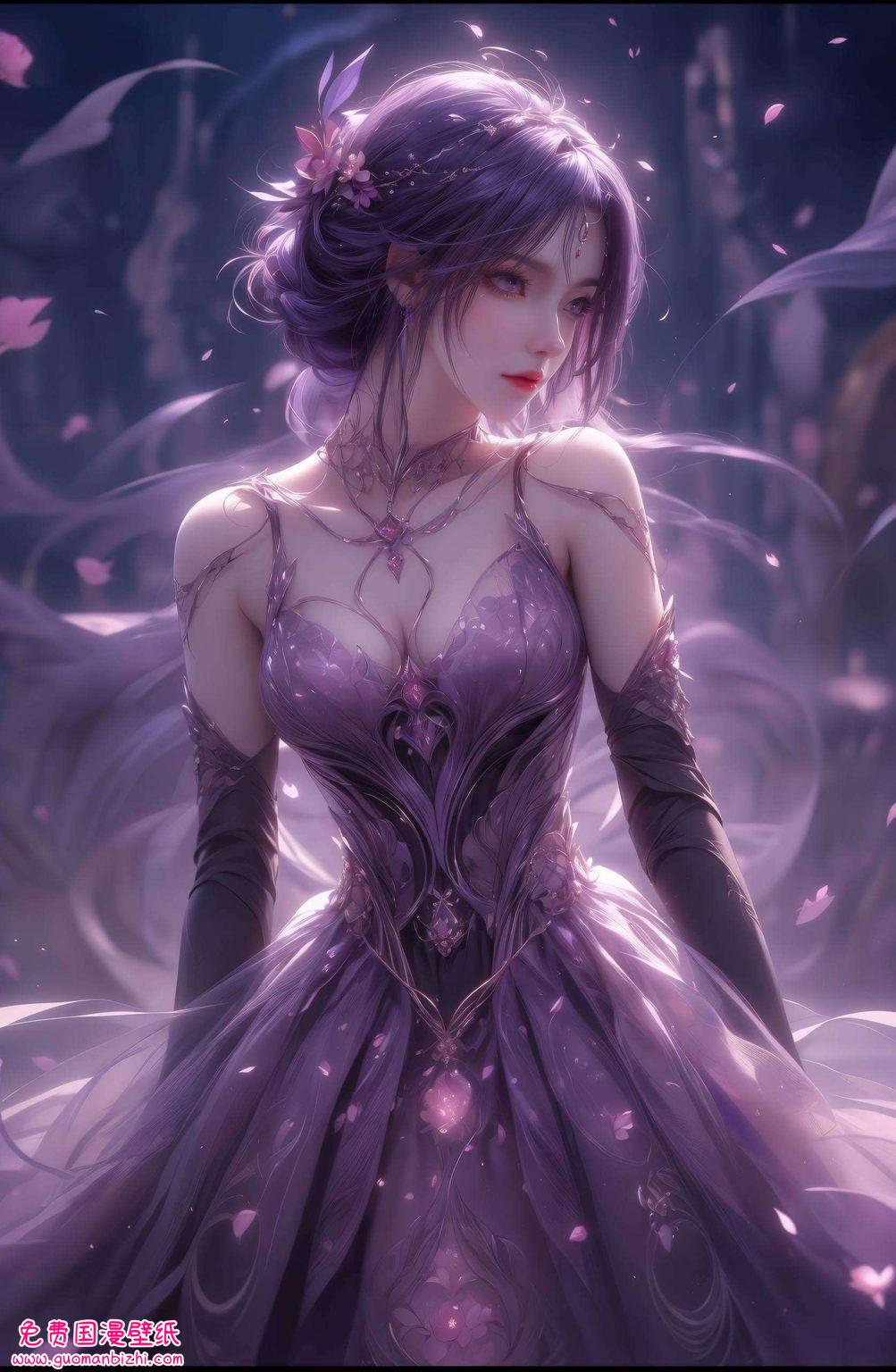 云曦高清壁纸白丝——AI生成素材，免费壁纸秀，苹果唯美手机壁纸集锦