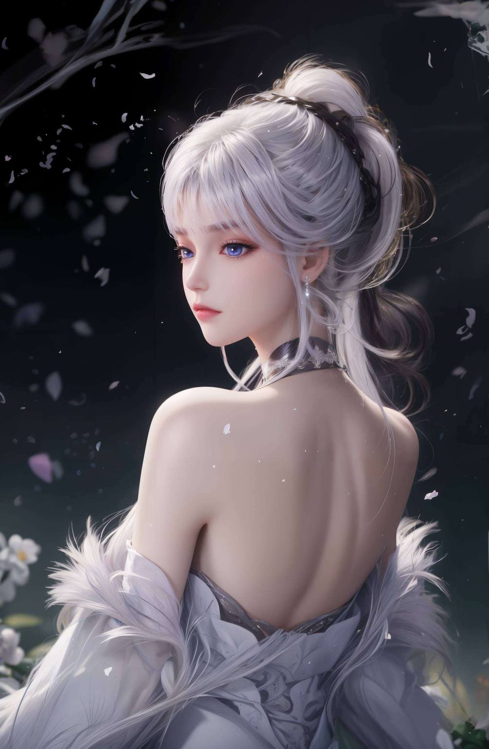 圣采儿蒙眼高清壁纸集，震撼免费收录，安卓桌面背景精选