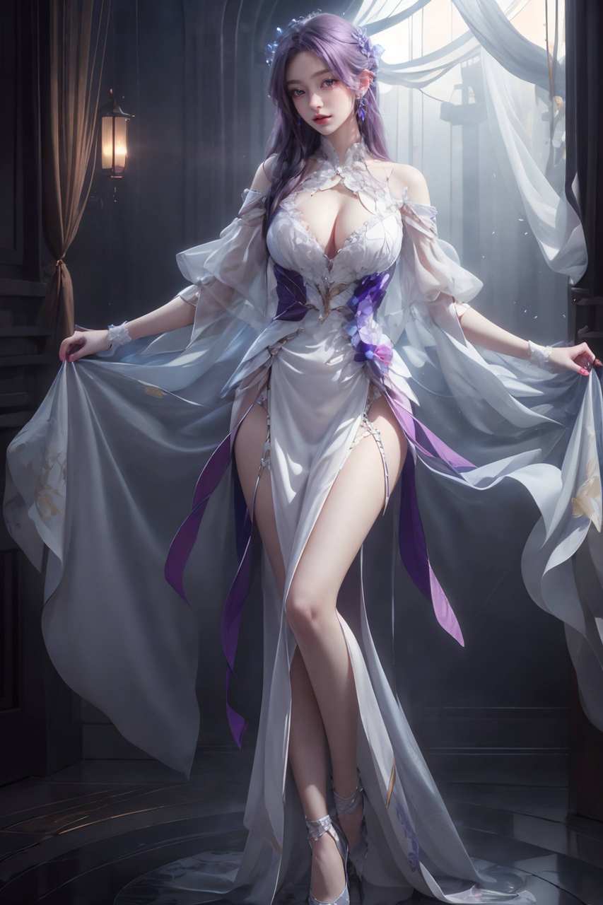 ai动漫壁纸:完美世界云曦，壁纸设计：云曦