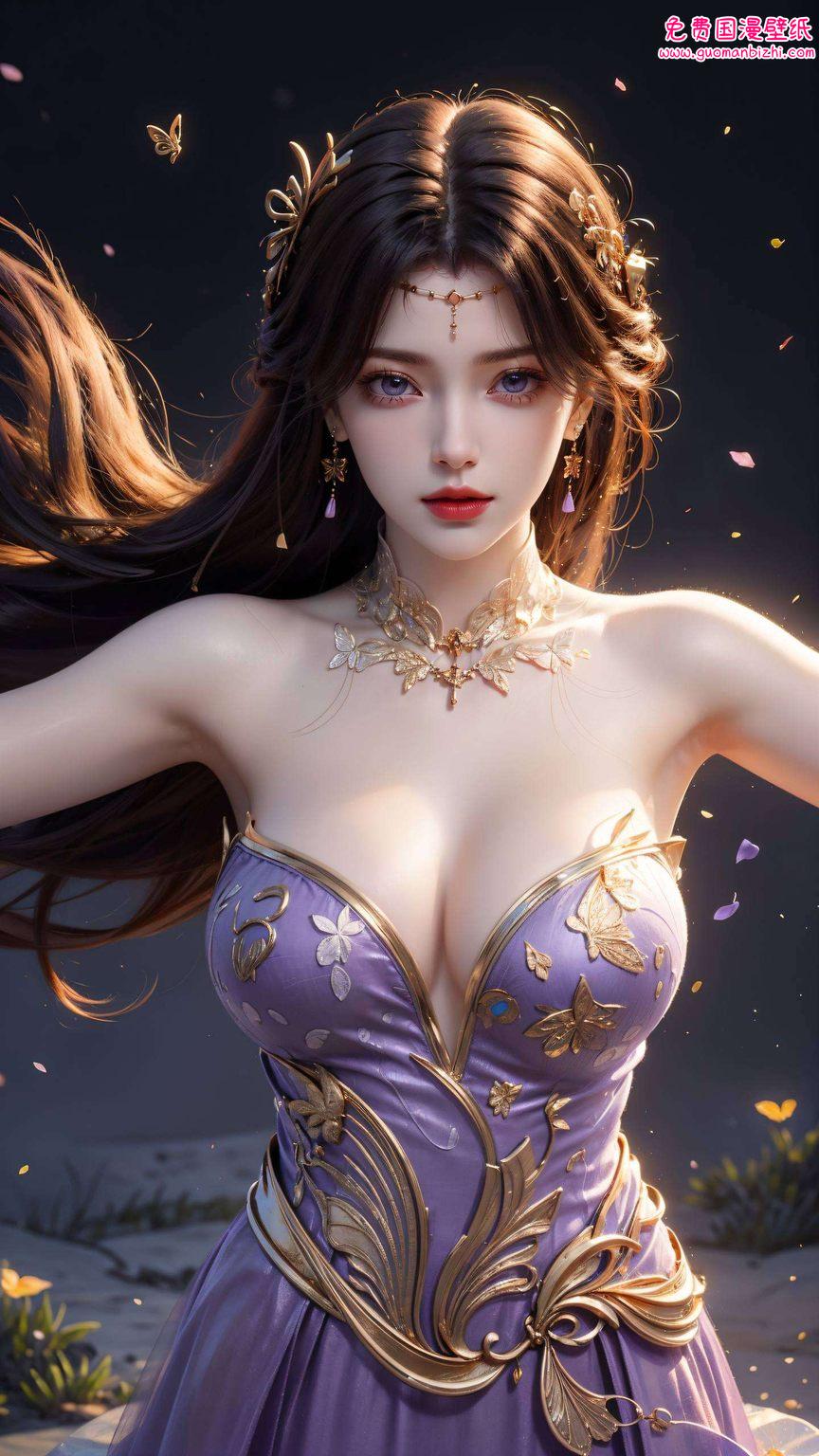 完美世界云曦惊艳：AI创作免费壁纸包，Win10宽屏壁纸集锦