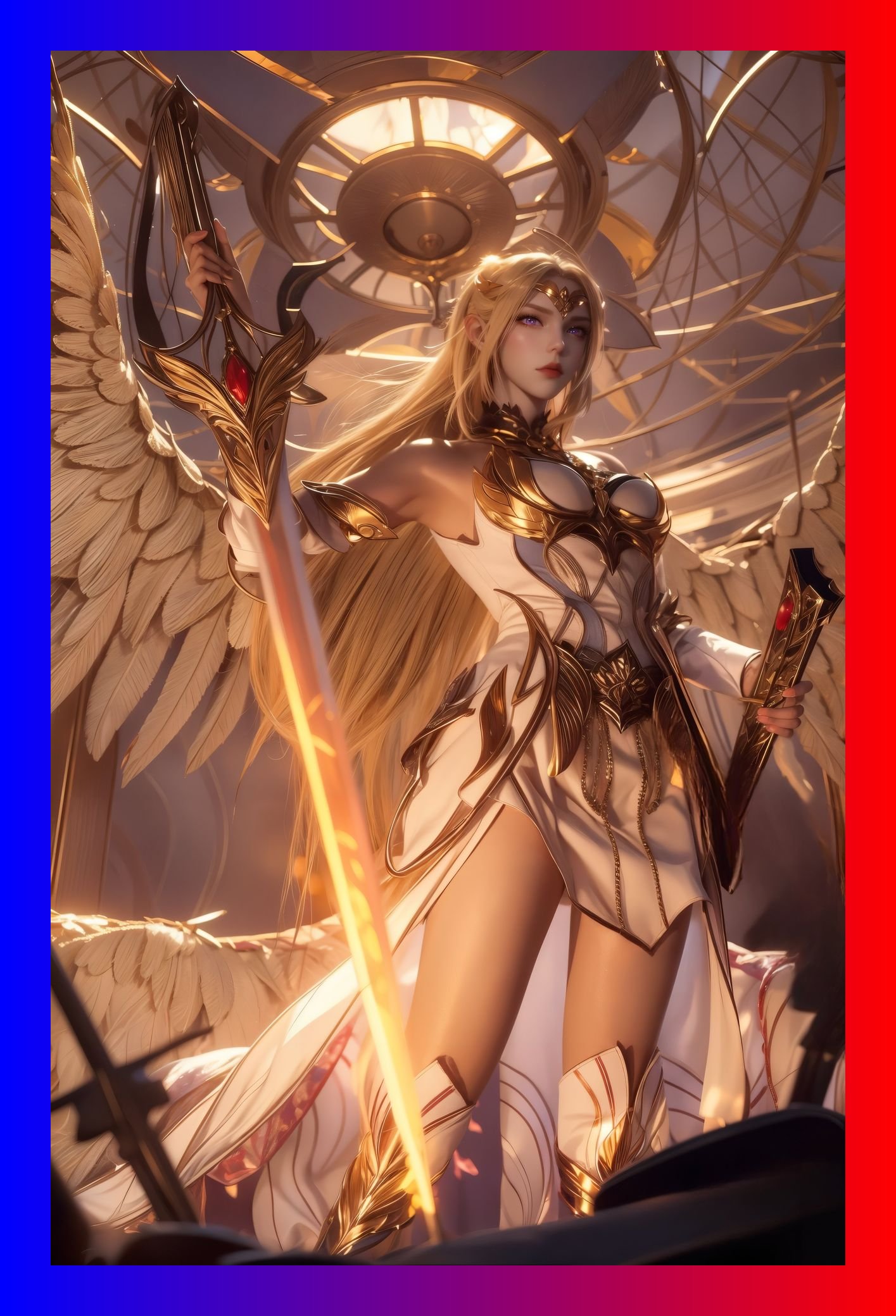 国潮ai绘画斗罗大陆千仞雪高分辨率4k合集壁纸