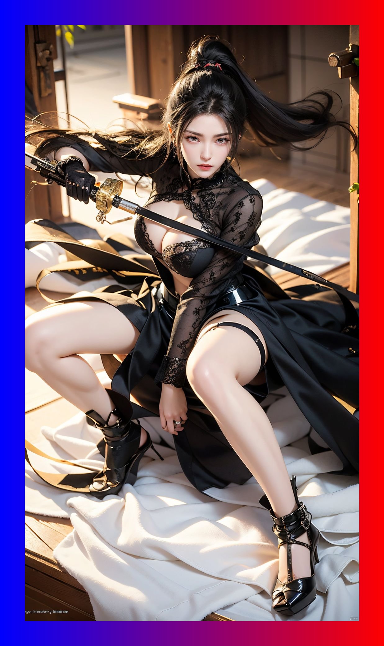 国潮建模身材少年歌行李寒衣精美8k壁纸打包