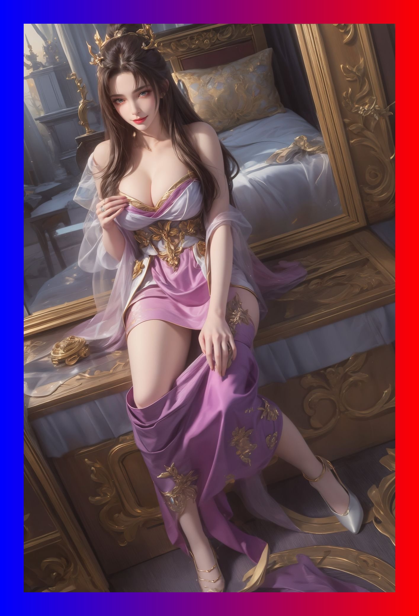 精美的建模脸完美世界天狐仙子精美6k图包下载