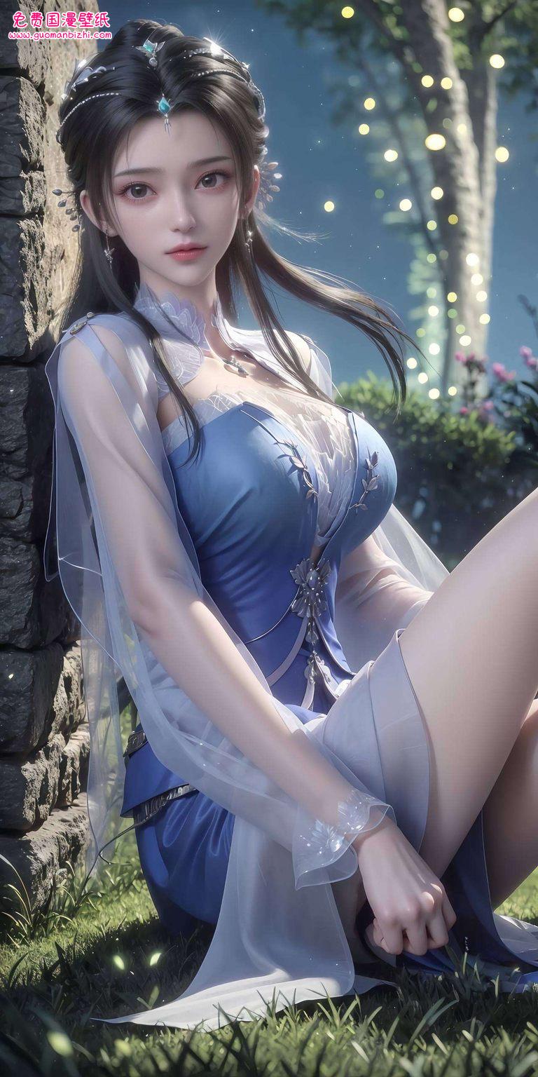 李慕婉动漫壁纸高清：AI素材免费分享，苹果简洁风壁纸集