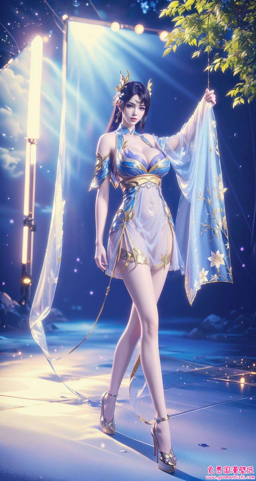 九幽雀奇幻之旅：AI动漫人物×护眼壁纸×平板艺术壁纸折叠屏集