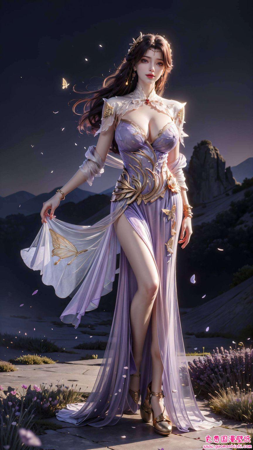 石昊云曦火灵儿：AI图片参考，粉色手机壁纸免费合集